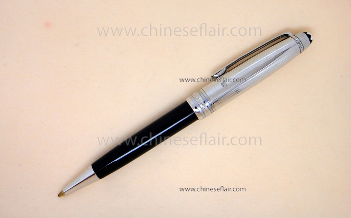 Montblanc Meisterstück Solitaire Dou Stainless Steel Ballpoint